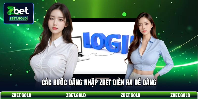 Các bước đăng nhập ZBET diễn ra dễ dàng