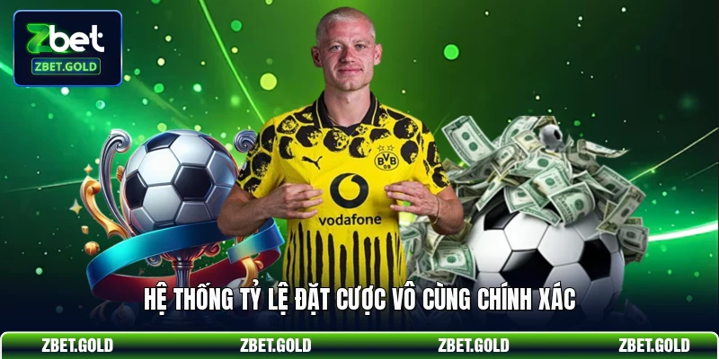 Hệ thống tỷ lệ đặt cược vô cùng chính xác
